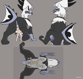 anthro anus bedroom_eyes bestiality big_butt black_body bodily_fluids butt cunnilingus dominant dominant_female duo eye_scar facesitting facial_scar female female_dominating_male female_on_human female_on_top feral feral_on_top genital_fluids genitals heart_symbol human_on_bottom human_on_feral interspecies larger_female larger_feral larger_on_top looking_back low-angle_view male male/female male_on_bottom male_on_feral narrowed_eyes on_bottom on_top open_mouth oral pokephilia scar seductive sex sitting sitting_on_another size_difference smaller_anthro smaller_male smaller_on_bottom smothering submissive submissive_male vaginal vaginal_fluids vulva white_body worm's-eye_view conditional_dnp pikajota nintendo pokemon generation_7_pokemon human legendary_pokemon mammal pokemon_(species) silvally 2023 comic hi_res