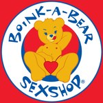 :3 anthro blue_eyes clothing female flat_chested fur hand_behind_head heart_symbol licking licking_lips logo nipples thong tongue tongue_out underwear yellow_body yellow_fur chris_sutor build-a-bear bear mammal 1:1