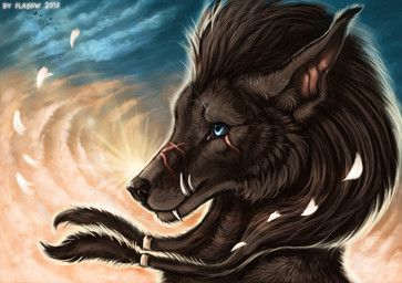 ambiguous_form ambiguous_gender black_body black_fur black_hair black_lips black_nose blue_eyes cloud day detailed_background detailed_fur ears_back fangs flying fur group hair inner_ear_fluff light lips long_ears long_mouth looking_up no_sclera outside pink_body pink_skin pivoted_ears ring scar shadow side_view sky snout solo_focus sun sunlight teeth tuft whiskers flashw blizzard_entertainment warcraft keti_(silwolffe) avian canid mammal werecanid werecreature worgen 2017 bust_portrait detailed digital_media_(artwork) portrait