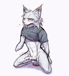 anal anal_penetration anthro athletic blush bodily_fluids cum cum_while_penetrated dildo dildo_in_ass dildo_insertion ear_tuft fur genital_fluids heart_eyes heart_symbol male masturbation muscular muscular_anthro muscular_male object_in_ass penetration self_grope sex_toy sex_toy_in_ass sex_toy_insertion solo toying_self tuft white_body white_fur yellow_eyes endjfcar hartman_(hunglee) felid feline lynx mammal 2018 hi_res