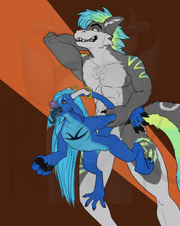 andromorph andromorph/male anthro blue_body blue_fur claws delta_gizmo duo feet fur hair horn intersex intersex/male male nude penetration red_eyes ryuu_(ryukai) sex simple_background tail white_body white_fur ryukai mythology ryuu_kagayaki canid canid_demon canine demon hellhound kobold mammal mythological_canine mythological_creature scalie digital_media_(artwork) hi_res nonbinary_(lore)