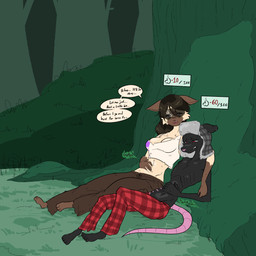 emaciated emaciated_female emaciated_male female forest forest_background gameplay_mechanics gui hunger_bar hunger_noises hungry lost male male/female nature nature_background onomatopoeia pained pained_expression pained_look plant rodent_tail sound_effects starvation starved starving stomach_pain survival text tree weight_loss sinfullapis felid feline mammal rodent 1:1 absurd_res english_text hi_res
