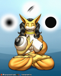 anthro belly big_breasts black_nipples breasts dark_nipples female hair lips nipples solo thick_bottom_lip wavy_hair palmarianfire mommy_palmarian_(shark_form) aquatic fish shark 4:5 hi_res