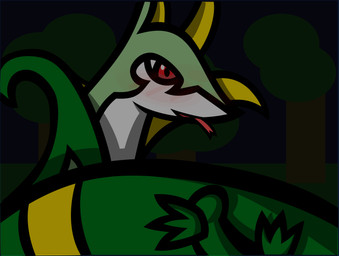 ambiguous_gender blush dark feral first_person_view looking_at_viewer red_eyes serpentine solo tongue t.f.a.n.c.s. nintendo pokemon generation_5_pokemon pokemon_(species) reptile scalie serperior snake hi_res unavailable_at_source