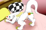 anal anus back bed bell☆ carrot carrot_dildo censor_bar censored chibisuke dragon dragon_drive food food_play furred_dragon improvised_dildo looking_back male penetration penis pillow precum tongue wet
Rating: Explicit
Score: 10
User: Luminocity
Date: July 17, 2013
