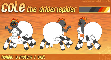 anthro diaper female pull-ups_(diaper) solo imces dungeons_and_dragons hasbro wizards_of_the_coast cole_murphy arachnid arthropod drider insect spider hi_res