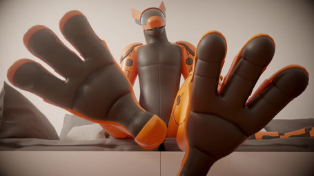 anthro feet foot_focus furniture male orange_body paws sofa solo draconardo_(artist) synth_(vader-san) 16:9 3d_(artwork) 3d_animation animated digital_media_(artwork) hi_res no_sound short_playtime video widescreen