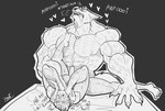 abdominal_bulge abs ahegao anal anal_orgasm anal_penetration anthro barazoku begging_for_mercy begging_to_stop bodily_fluids bulge claws cum cum_while_penetrated dominant dominant_anthro dominant_male duo ejaculation feet finger_claws forced forced_orgasm genital_fluids genitals hairy hairy_legs hands-free leg_grab looking_pleasured male male/male male_penetrated male_penetrating male_penetrating_male muscular muscular_anthro muscular_male orgasm orgasm_face penetration penis questionable_consent rape saliva saliva_string sex size_difference sound_effects spread_legs spreading submissive submissive_human submissive_male sweat tears tears_of_desperation throat_grab tongue tongue_out vein pinumontbalou mythology canid canine human mammal mythological_canine mythological_creature werecanid werecanine werecreature werewolf absurd_res hi_res monochrome