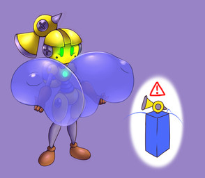 big_breasts breast_expansion breasts expansion female female_humanoid glowing glowing_eyes green_eyes hair holding_breast huge_breasts hyper hyper_breasts machine nipples not_furry ponytail simple_background solo translucent_breasts water elfdrago mario_bros nintendo super_mario_sunshine f.l.u.d.d. android humanoid robot 2018 digital_media_(artwork) hi_res