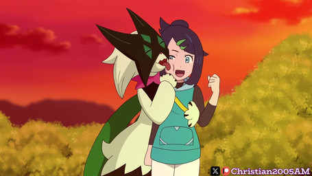 anthro aroused big_butt butt duo female female/female flat_chested thick_thighs christian2005am game_freak nintendo pokemon liko_(pokemon) generation_9_pokemon meowscarada pokemon_(species) animated hi_res short_playtime video