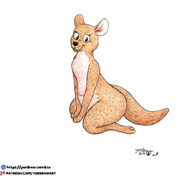 3_toes brown_body brown_fur butt feet female fur looking_at_viewer open_mouth open_smile patreon_artist patreon_logo patreon_username sitting sitting_on_ground smile smiling_at_viewer solo spread_legs spreading text toes yordraw disney patreon winnie_the_pooh_(franchise) kanga kangaroo macropod mammal marsupial 1:1 hi_res traditional_media_(artwork) url