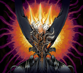 2_horns ambiguous_gender clothed clothing gore horn liquid orange_eyes shoulder_pads solo wings cohavmuzar hollow_knight_(franchise) team_cherry hollow_knight_(character) pure_vessel_(hollow_knight) arthropod infected_(species) vessel_(species) 2025 hi_res