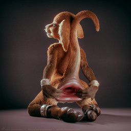 ambiguous_gender anthro anus big_anus butt claws detailed_fur faux_gaping faux_gaping_anus feet fur gaping gaping_anus goatse huge_anus hyper hyper_anus hyper_gape paws simple_background smile solo spread_anus spreading toe_claws what tchaikovsky2 mary_mae kangaroo macropod mammal marsupial 1:1 2019 3d_(artwork) detailed digital_media_(artwork) hi_res