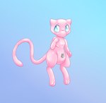 ambiguous_gender blue_background blue_eyes featureless_crotch feral floating glistening glistening_body glistening_eyes gradient_background inflatable monotone_body nozzle pink_body simple_background solo tail mintychipart nintendo pokemon animate_inanimate generation_1_pokemon legendary_pokemon living_inflatable mew_(pokemon) pokemon_(species) 2022 digital_drawing_(artwork) digital_media_(artwork) hi_res krita_(artwork) shaded