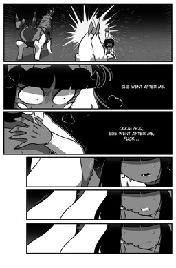 4_eyes ambiguous_gender anthro bodily_fluids breath bunny_costume clenched_teeth clothing costume female feral fight group hug hugging_another inner_monologue male multi_eye panicking panting profanity quadruped shaking sweat sweatdrop teeth text thinking trembling trio wide_eyed wounded cuchuflin nintendo pokemon andre_(cuchuflin) generation_4_pokemon generation_5_pokemon humanoid lagomorph lopunny mammal pokemon_(species) scolipede 2026 absurd_res comic digital_drawing_(artwork) digital_media_(artwork) english_text greyscale hi_res monochrome