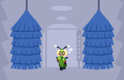 ambiguous_gender antennae_(anatomy) blush blush_lines brush car_wash detailed_background front_view green_body headlight_eyes machine metallic_body moped solo sweat_emanata tire vehicle wide_eyed giik emmie_(giik) arthropod insect living_machine living_vehicle mantis 2025 digital_drawing_(artwork) digital_media_(artwork) pixel_(artwork) nonbinary_(lore)