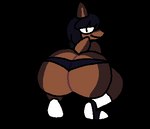 = anthro big_butt bounce bouncing_butt butt butt_focus crouching femboy male solo twerking wide_hips superiorfox lucas_(sssonic2) canid canine canis domestic_dog mammal animated low_res short_playtime