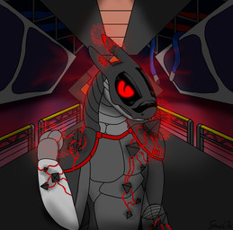 anthro corruption looking_at_viewer machine male solo spaceg3n bungie destiny_(series) destiny_2 siva_(destiny_2) robot scalie synth_(vader-san) digital_media_(artwork)