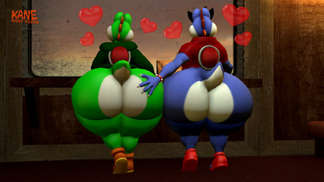 anthro big_butt boots bottomless butt clothed clothing duo footwear hand_on_butt heart_symbol hoodie huge_butt inside jacket love male male/male romantic romantic_couple shoes thick_thighs topwear train vehicle wide_hips window kanebrentkoopa tecbuttlovefa mario_bros mythology nintendo super_mario_rpg_(2023) super_mario_rpg_legend_of_the_seven_stars boshi yoshi_(character) blue_yoshi dinosaur dragon green_yoshi mythological_creature mythological_scalie prehistoric_species reptile scalie yoshi 16:9 3d_(artwork) 4k absurd_res digital_media_(artwork) hi_res source_filmmaker_(artwork) widescreen