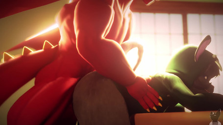 5_fingers anal anal_penetration anthro anthro_on_anthro anthro_penetrated anthro_penetrating anthro_penetrating_anthro bent_over big_butt bottomless bottomless_anthro bottomless_male bouncing_butt breath butt butt_jiggle claws clothed clothing duo erection finger_claws fingers flapping_wings from_behind_position genitals green_clothing green_hoodie green_topwear hand_on_side hoodie interspecies jiggling male male/male male_penetrated male_penetrating male_penetrating_male moan nude panting penetration penile penile_penetration penis penis_in_ass pink_inner_ear red_body red_scales scales sex side_view sound_effects spiked_tail spikes spikes_(anatomy) spread_wings tail thick_thighs thrusting topwear white_claws wings sound_warning twitchyanimation european_mythology mythology drekhan leo_(twitchyanimation) dragon mammal murid murine mythological_creature mythological_scalie rat rodent scalie western_dragon 16:9 2021 3d_(artwork) 3d_animation animated digital_media_(artwork) hi_res loop short_playtime sound voice_acted webm widescreen