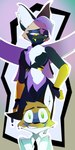 duo female male male/female nervous_smile jouh arthropod humanoid hyena hymenopteran insect lepidopteran mammal moth wasp 1:2 absurd_res hi_res