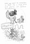 ambiguous_gender dialogue forced group male male/male rape sex tail text netrat13 nintendo pokemon pokemon_mystery_dungeon spike_chunsoft chatot_(eotds) avian bird chatot generation_3_pokemon generation_4_pokemon mudkip pokemon_(species) treecko 2008 comic english_text greyscale monochrome traditional_media_(artwork)