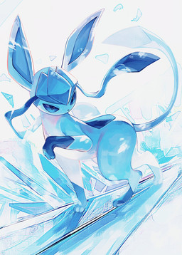 3_toes ambiguous_gender blue_body blue_eyes feet feral ice raised_leg simple_background solo tail toes kodakku_ny nintendo pokemon eeveelution generation_4_pokemon glaceon pokemon_(species) 2025 hi_res