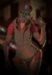 clothing female looking_at_viewer not_furry panties solo standing underwear essence_of_rapture bioware electronic_arts mass_effect fan_character riyvka alien humanoid turian hi_res