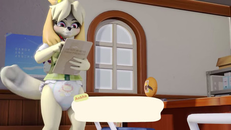 anthro belly big_belly big_diaper bone bones_in_diaper bones_in_feces clothed clothing diaper diaper_disposal diaper_on_face dominant dominant_female duo facesitting fatal_vore feces female female/female female_pred female_prey little_kings_(diaper) office oral_vore pantsless reformation same_size_vore sitting_on_another sound_effects submissive submissive_female text unclean_diaper used_diaper vore heymanand abuniverse animal_crossing little_kings nintendo ankha_(animal_crossing) isabelle_(animal_crossing) canid canine canis domestic_dog felid feline mammal shih_tzu toy_dog 16:9 3d_(artwork) 3d_animation animated digital_media_(artwork) long_playtime webm widescreen