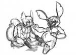 2011 alien balls blush bodily_fluids crossover cum cum_on_face cumshot disney duo ejaculation erection experiment_(lilo_and_stitch) furry_(artist) generation_1_pokemon genital_fluids genitals greyscale hand_on_belly humanoid_genitalia humanoid_penis lilo_and_stitch male male/male monochrome nintendo notched_ear one_eye_closed open_mouth open_smile orgasm penis pokemon pokemon_(species) reclining simple_background sketch smile stitch_(lilo_and_stitch) tongue tongue_out wartortle white_background