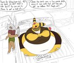 2021 aliasing ampharos anthro barefoot belly belly_inflation big_belly big_breasts big_butt biped black_eyebrows black_sclera black_stripes black_text bloated blush blushing_profusely bodily_noises bone bottom_heavy bottomwear breasts brown_body brown_bottomwear brown_clothing brown_eyes brown_jeans brown_pants brown_scales brown_shirt brown_tail brown_topwear building butt butt_expansion button_(fastener) button_pop cleavage clothed clothed_anthro clothed_female clothing cobblestone countershade_neck countershade_scales countershade_torso countershading deep_navel denim denim_bottomwear denim_clothing detailed_background dialogue digital_drawing_(artwork) digital_media_(artwork) door driveway duo electronics ellipsis embarrassed english_text expansion eye_contact eyebrows eyelashes eyes_closed eyeshadow fat_arms feet female female_anthro femur_(bone) fingerless_(marking) floating_eyebrows forehead_gem friends front_view front_yard furgonomic_bottomwear furgonomics gem generation_1_pokemon generation_2_pokemon glistening glistening_eyes grass green_bottomwear green_clothing green_shorts grey_eyes hands_together helping hi_res house huge_belly huge_breasts huge_butt huge_thighs hyper hyper_thighs immobile inflation jeannette_(thatoneaceguy) jeans larger_anthro larger_female lawn light_truck looking_at_another makeup mammal markings marowak mask medium_breasts midriff mitten_hands morbidly_obese morbidly_obese_anthro morbidly_obese_female name_in_dialogue navel nintendo no_pupils non-mammal_breasts obese obese_anthro obese_female open_door open_mouth outside overweight overweight_anthro overweight_female panties pants path pickup_truck pink_clothing pink_underwear plant pockets pokemon pokemon_(species) pokemorph pupils purple_eyeshadow question_mark radio red_blush red_clothing red_gem red_mouth red_shirt red_topwear rumbling_stomach scales scalie shirt shorts simple_background sitting size_difference skull skull_mask smaller_anthro smaller_female solo sound_effect_variant sound_effects speech_bubble squish standing static_electricity steering_wheel striped_ears striped_markings striped_neck striped_tail stripes tail tail_markings talking_to_another talking_to_self teeth text thanking thatoneaceguy thick_thighs three-quarter_view toeless_(marking) topwear torn_bottomwear torn_clothing torn_jeans torn_pants truck_(vehicle) umlaut underline underwear valentina_(thatoneaceguy) vehicle wardrobe_malfunction wavy_mouth white_background white_body white_countershading wide_hips yellow_body yellow_ears yellow_tail