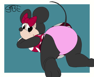 abdl all_fours anthro black_body clothed clothing clpthing diaper diaper_fetish excessive_feces fart fart_fetish feces female hyper hyper_feces hyper_soiling looking_at_viewer looking_back messy pooping relieved scatplay sigh soiled_diaper soiling soiling_diaper solo unclean_diaper used_diaper wearing_diaper gassybigears69 disney minnie_mouse mammal mouse murid murine rodent animated short_playtime webm