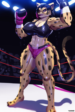 Rating: q
ID: 5594872
Date: 2025-05-24 11:54:34 -0400
Status: active
Score: 30
abs absurd_res anthro bodily_fluids bottomwear boxing boxing_gloves boxing_shorts boxing_tape camel_toe cheetah clothing felid feline female fighting_ring handwear hi_res ichimoral mammal muscular muscular_female nipple_outline shorts solo solo_focus sport strong_female sweat sweatdrop thick_thighs wide_hips post #5594872