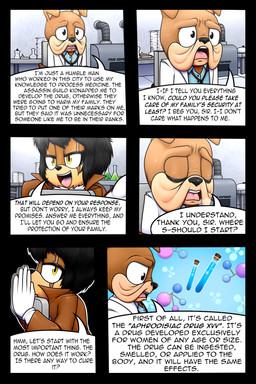 5_fingers anthro black_nose bodily_fluids clothed clothing dialogue eyes_closed fingers hair inside male open_mouth speech_bubble sweat text dexstar canid canine canis domestic_dog mammal 2:3 comic digital_media_(artwork) english_text hi_res