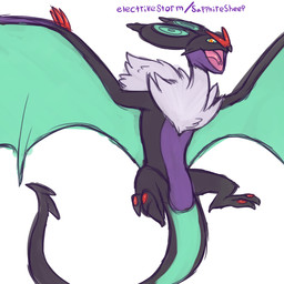 2018 ambiguous_gender big_ears claws electrikestorm feral forked_tongue fur hi_res mane membranous_wings nintendo noivern open_mouth pokémon pokémon_(species) simple_background solo tongue video_games white_background wings yellow_eyes
Rating: Safe
Score: 3
User: Pepperyena
Date: July 16, 2018 2018 ambiguous_gender big_ears claws electrikestorm feral forked_tongue fur hi_res mane membranous_wings nintendo noivern open_mouth pokémon pokémon_(species) simple_background solo tongue video_games white_background wings yellow_eyes
Rating: Safe
Score: 3
User: Pepperyena
Date: July 16, 2018