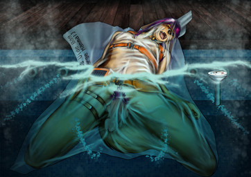 abuse aquaphilia asphyxiation bad_end bodily_fluids boiling_water breath_play defibrillator distressed drowning harness imminent_death medical_instrument plastic_bag scientific_instrument snuff struggling sweat underwater vacuum_sealed water contractionmapping canid canine canis domestic_dog german_shepherd herding_dog mammal pastoral_dog absurd_res hi_res trans_(lore) trans_woman_(lore)