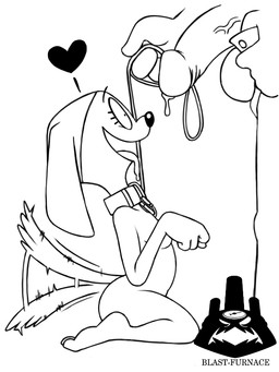 adult_on_young age_difference anthro balls bdsm big_balls big_penis bottomwear breasts butt clothing collar collar_only duo female fur genitals heart_symbol holding_leash holding_object kneeling leash leashed_collar male male/female motion_lines nude obedient pants penis petplay roleplay simple_background size_difference small_breasts tail tail_motion tailwag text thick_thighs tongue tongue_out unzipped unzipped_pants vein veiny_penis white_background young young_anthro young_female zipper blast-furnace brandy_and_mr._whiskers disney brandy_harrington canid canine canis domestic_dog mammal 2026 3:4 artist_name digital_media_(artwork) monochrome