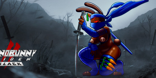 anthro armwear big_breasts big_butt big_nipples blue_arm_wraps blue_bandana blue_headkerchief blue_kerchief blue_leg_wraps blue_wraps breasts butt carrot clothing eyes_closed female fishnet_armwear fishnet_clothing food genitals headgear headkerchief headwear katana kerchief kneeling melee_weapon ninja nipples on_one_knee pink_nipples plant pose short_tail solo sword tail thick_thighs vegetable vulva warrior weapon felino ninja_gaiden shinobunny_(felino) lagomorph leporid mammal rabbit 2026 draw_over hi_res