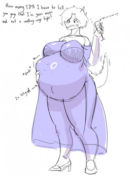 anthro belly big_belly big_breasts biped blue_clothing blue_dress bra breasts clothed clothed_anthro clothed_female clothing container cup dialogue directional_arrow dress drinking_glass facial_horn feet female fetal_kick fetal_movement fingers footwear front_view glass glass_container glass_cup hand_on_belly high_heels horn huge_belly huge_breasts humanoid_feet humanoid_hands medium_hair navel non-mammal_breasts onomatopoeia outie_navel plantigrade pregnant pregnant_anthro pregnant_female shoes solo sound_effects spiked_tail spikes spikes_(anatomy) standing tail text thick_thighs translucent translucent_clothing translucent_dress underwear wine_glass worried preggyshork matilda_(preggyshork) aquilops ceratopsian dinosaur marginocephalian ornithischian prehistoric_species reptile scalie 2025 english_text full-length_portrait hi_res portrait restricted_palette sketch