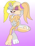 anthro blonde_hair buckteeth duo eyes_closed feet female female/female footsie french_kissing hair kissing nude teeth tongue mepwep conker's_bad_fur_day looney_tunes rareware warner_brothers berri lola_bunny chipmunk ground_squirrel lagomorph leporid mammal rabbit rodent sciurid 3:4 crossover hi_res