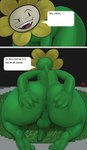 3_toes anus backsack balls big_butt butt feet fingers flower genitals hand_on_butt looking_at_viewer looking_away male not_furry nude open_mouth penis perineum plant presenting presenting_anus presenting_hindquarters smile solo spread_butt spreading text thick_thighs toes y_anus brouva undertale undertale_(series) flowey_the_flower elemental_creature elemental_humanoid flora_fauna flower_creature humanoid plant_humanoid absurd_res digital_media_(artwork) hi_res