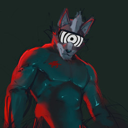 anthro biped bodysuit brainwashing clothed clothing drone fur hypnosis hypnotic_visor latex latex_clothing latex_skinsuit male mind_control muscular muscular_anthro muscular_male simple_background skinsuit solo tight_clothing visor saudax7 nintendo star_fox wolf_o'donnell canid canine canis mammal wolf digital_media_(artwork) hi_res