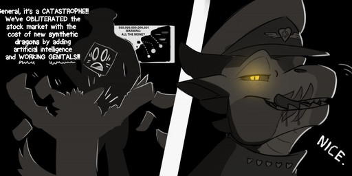 anthro black_background bodily_fluids clothing dialogue duo electronics glowing glowing_eyes heart_symbol humor looking_back male military_uniform monitor o_o open_mouth pupils saliva simple_background slit_pupils solo_focus teeth text tongue tongue_out uniform yellow_eyes evalion mythology evalion_(character) dragon mythological_creature mythological_scalie scalie 2015 comic english_text reaction_image