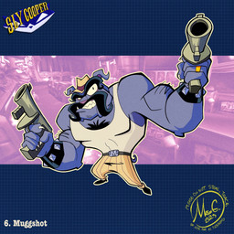 anthro arm_hair belt biceps black_hair blue_highlights body_hair bottomwear bracelet chest_hair claws clenched_teeth clothing deltoids eye_bags eyebrows facial_hair fangs footwear fur gangster gold_ring gun hair hairy hat headgear headwear highlights_(coloring) holding_gun holding_object holding_ranged_weapon holding_weapon jewelry looking_at_viewer male manly mature_anthro mature_male muscular muscular_anthro muscular_arms muscular_male mustache pants pecs purple_body purple_fur ranged_weapon ring shirt shoes solo spiked_bracelet spikes tail tank_top teeth thick_eyebrows topwear underbite weapon mason_earwood sly_cooper_(series) sony_corporation sony_interactive_entertainment sucker_punch_productions muggshot bulldog canid canine canis domestic_dog mammal mastiff molosser 1:1 2025 hi_res