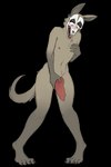 2018 4_toes absurd_res alpha_channel animal_genitalia animal_penis anthro blue_eyes bone canid canine canine_genitalia canine_penis claws fan_character feet fur genitals hi_res keadonger knot male malo malo_1.1 malo_1.1-b mammal mask masturbation monster nipples open_mouth penile penile_masturbation penis scp-1471 scp-1471-a scp_foundation simple_background skull skull_head solo toe_claws toes undead