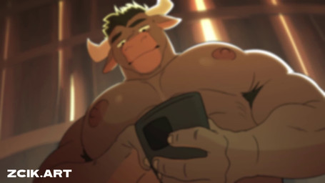 advertisement anal anal_penetration anthro anthro_on_anthro anthro_penetrated anthro_penetrating anthro_penetrating_anthro areola assertive_anthro assertive_male balls barazoku biped blush bodily_fluids bouncing_butt brown_body butt dialogue duo erection exclamation_point fingers genital_fluids genitals hair humanoid_genitalia humanoid_penis male male/male male_penetrated male_penetrating male_penetrating_male moan muscular muscular_bottom muscular_male muscular_top nipples penetration penile penile_penetration penis penis_in_ass precum question_mark sex sweat tail teeth text wet wet_penis sound_warning zcik cocchitalk_(va) spicygaydog_(va) voidslut_(va) bovid bovine cattle mammal 16:9 alternate_version_at_paywall animated full_version_at_paywall hi_res preview promotional_material short_playtime sound voice_acted webm widescreen