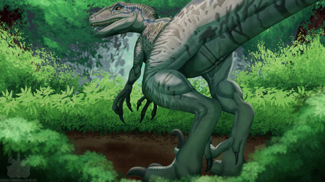 animal_genitalia bodily_fluids butt claws cloaca cloaca_juice cloaca_juice_drip cloaca_juice_on_cloaca cloaca_juice_on_own_cloaca cloaca_juice_string female feral finger_claws genital_fluids genitals leaf looking_back open_mouth perspective plant presenting presenting_cloaca presenting_hindquarters sharp_teeth shrub sickle_claw snout solo standing tail tailbutt teeth thick_tail toe_claws tree dahurgthedragon jurassic_park jurassic_world universal_studios blue_(jurassic_world) dinosaur dromaeosaurid prehistoric_species reptile saurischian scalie theropod velociraptor velociraptor_(jurassic_park) absurd_res hi_res