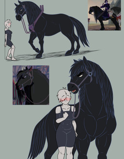 bestiality duo faceless_character faceless_female female female_on_feral feral hooves human_on_feral interspecies male male/female mane size_difference cajuzinho02 disney the_hunchback_of_notre_dame_(1996) snowball_(disney) equid equine horse human mammal absurd_res hi_res
