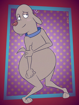 4_fingers anthro bashful blue_collar blush bow_legged collar digitigrade dotted_background fingers fur grey_body grey_fur half-closed_eyes holding_arm looking_at_viewer male narrowed_eyes noticing pattern_background pose simple_background smile smiling_at_viewer solo standing gavanzude robot_dreams dog_(robot_dreams) canid canine canis domestic_dog mammal alternate_version_at_paywall alternate_version_at_source hi_res