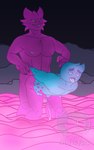 5_fingers ahegao anal_orgasm arm_grab arm_pull blue_body blue_hair claws corruption ejaculation erection eye_roll eyebrows finger_claws fingers from_behind_position fur genitals glans grin hair hands-free hands_behind_back humanoid_genitalia humanoid_on_humanoid humanoid_penetrated humanoid_penetrating humanoid_penetrating_humanoid humanoid_penis looking_at_another looking_down looking_pleasured male male/male male_penetrated male_penetrating male_penetrating_male nipples not_furry orgasm penetration penis pink_body pink_fur pink_glans pink_hair pink_nipples pink_penis prison_guard_position purple_claws sex sharp_teeth smile teeth thick_eyebrows tongue tongue_out transformation iwtbat just_shapes_and_beats cyan_bluman fan_character humanoid 2020 hi_res